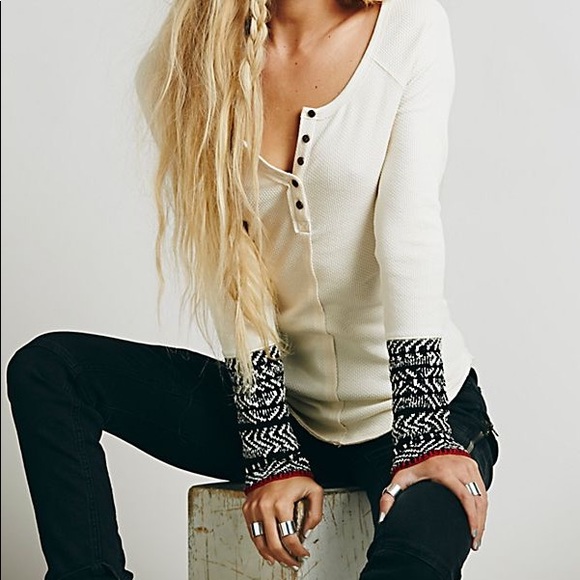 Free People Tops - Free People Alpine Cuff Top